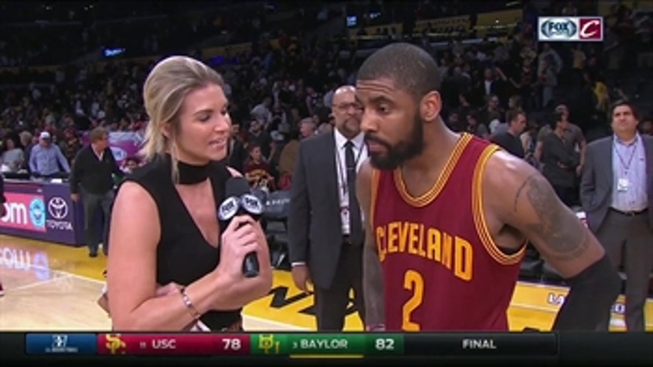 Kyrie's 46 carries Cavs past Lakers