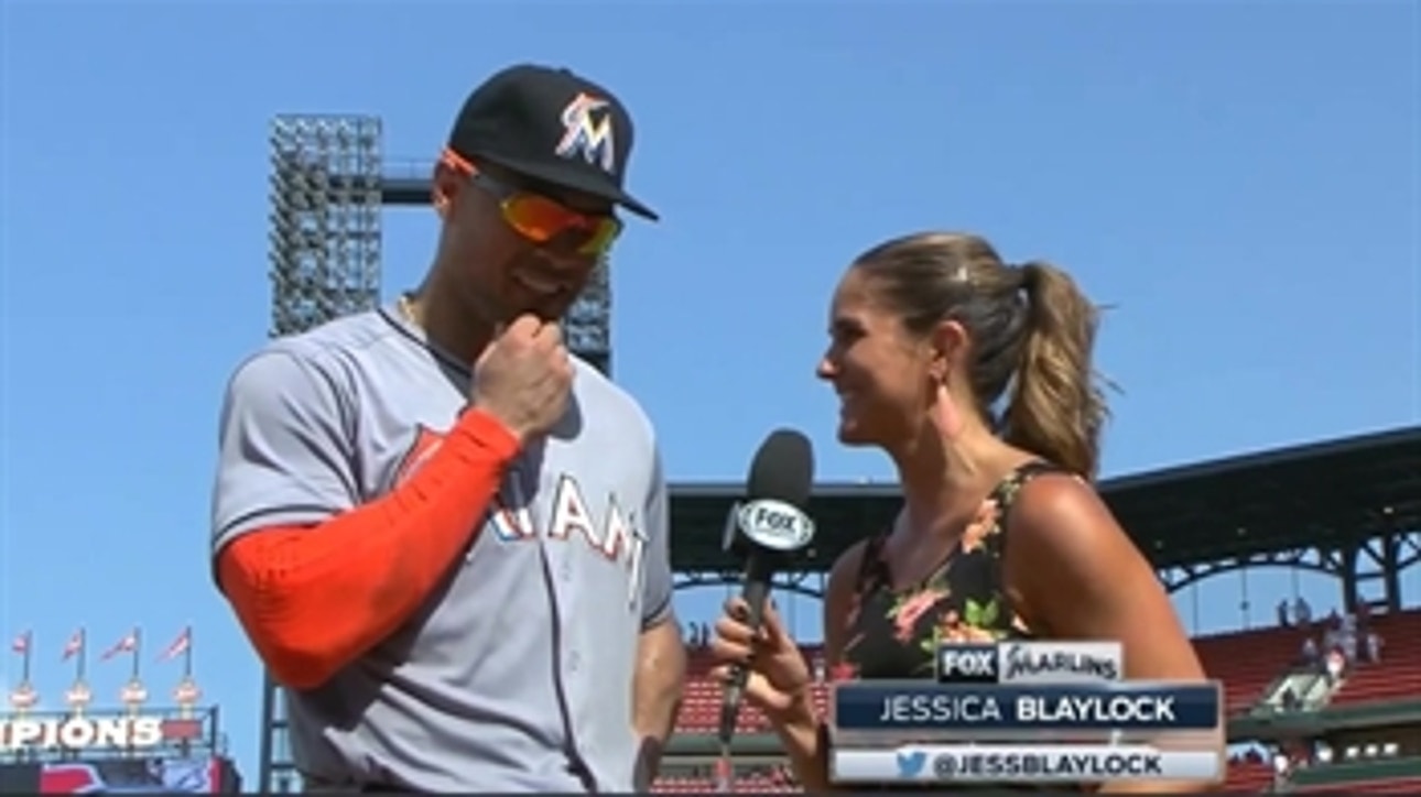 Giancarlo Stanton on battling heat, winning series