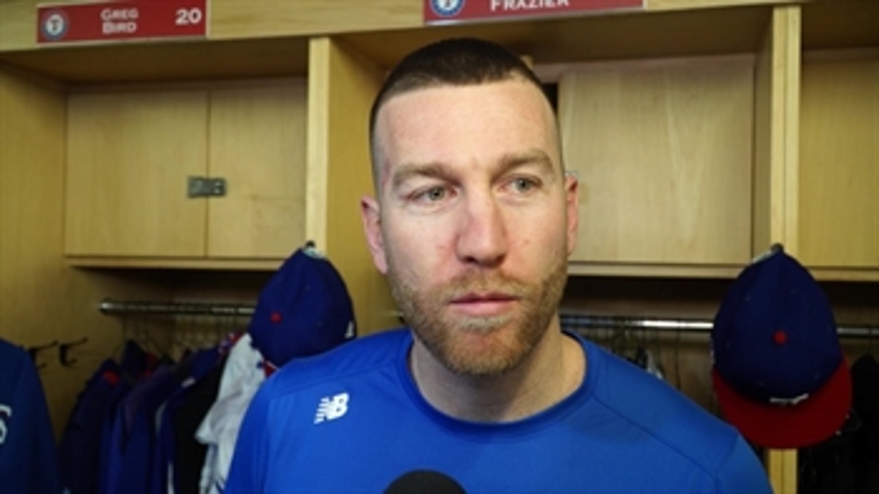 Todd Frazier on the Rangers being interested in Signing him
