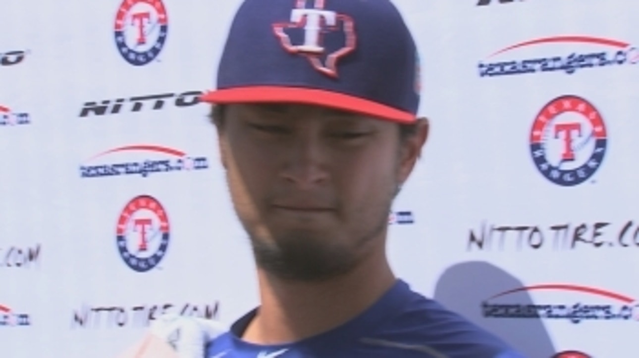 Yu Darvish is less tired in his bullpen sessions
