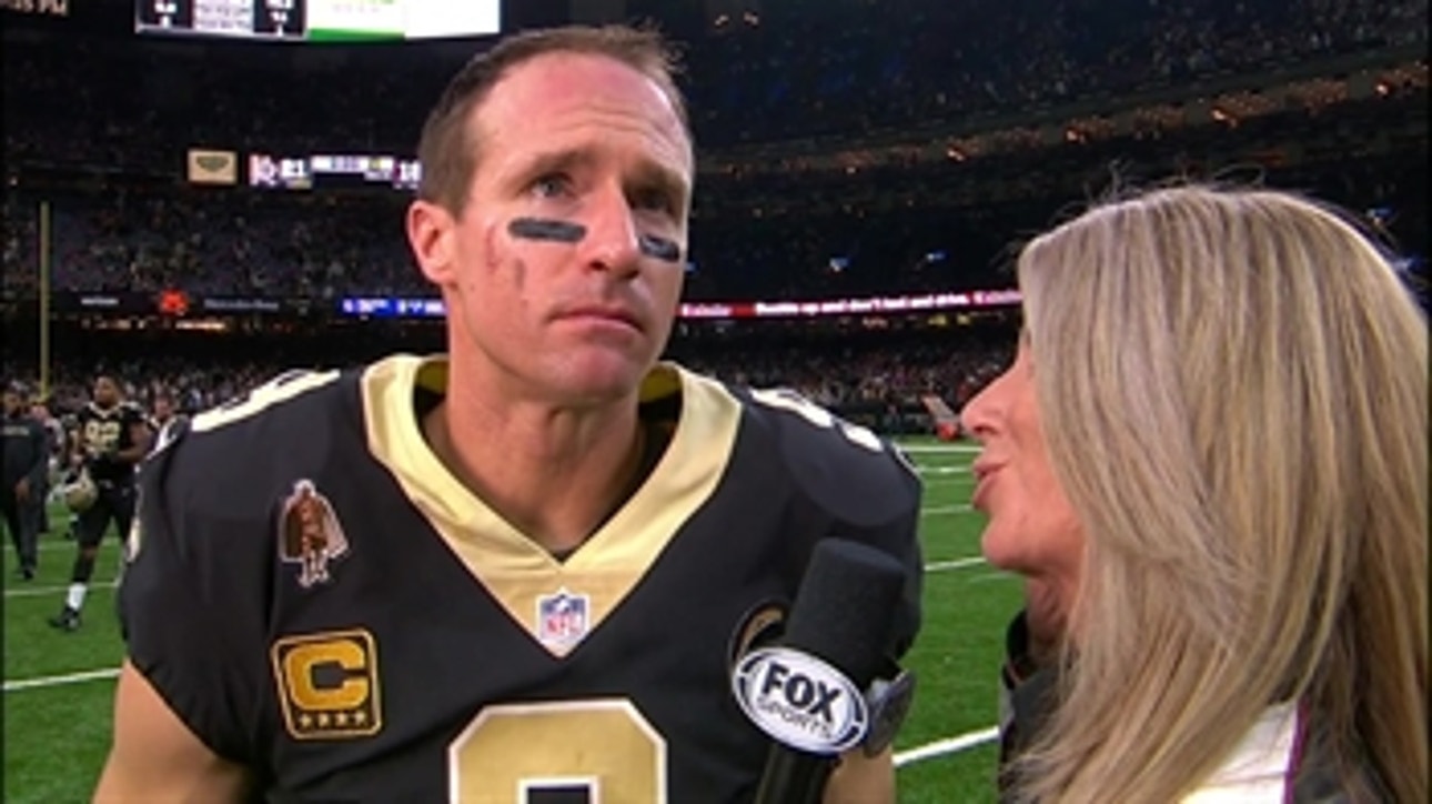 'We've been in these situations countless times': Drew Brees 1-on-1 with Laura Okmin after win over Browns