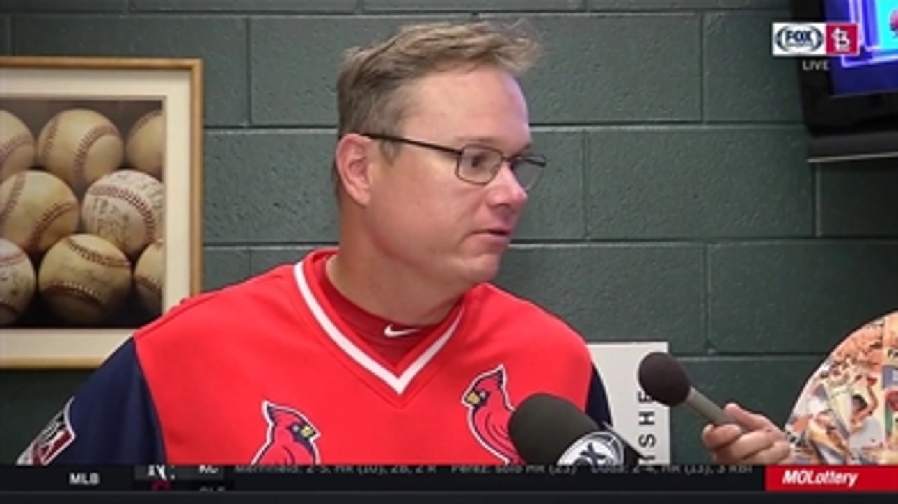 Mike Shildt: Harrison Bader has 'a nice mix of aggression, instincts and awareness'