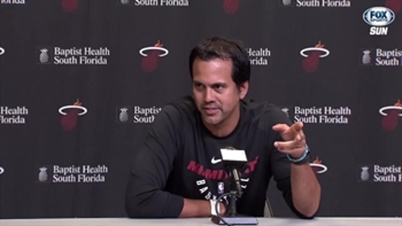 Heat coach Erik Spoelstra reflects on being a first-time father