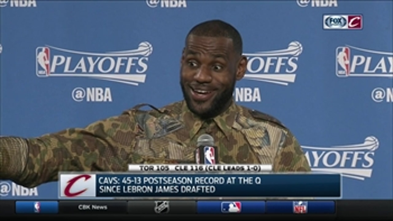 LeBron talks rest, fines, and french fries after Game 1 win