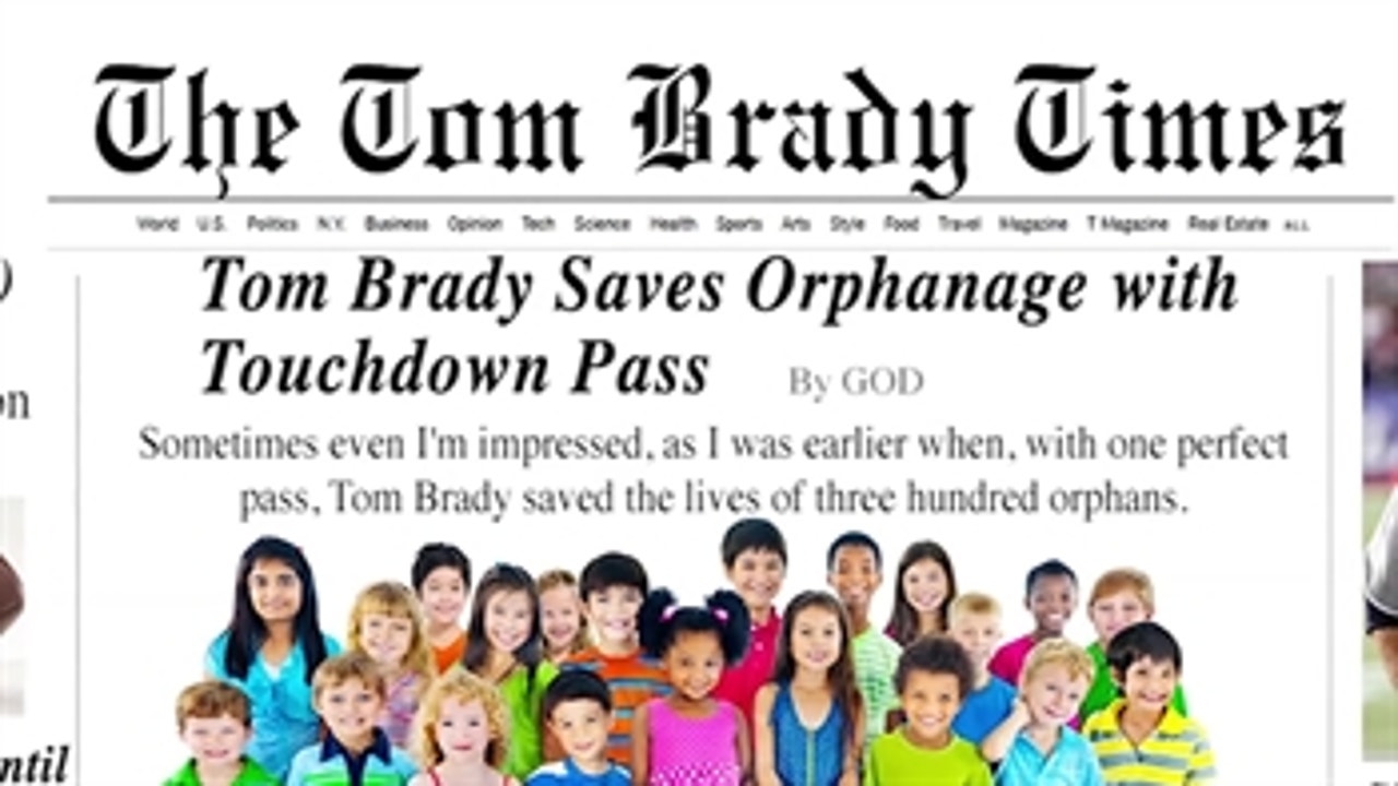 We have the first look at Tom Brady's new newspaper