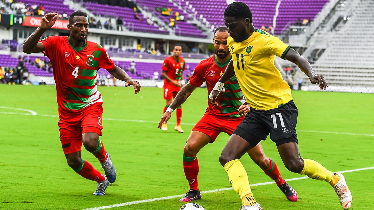 Jamaica opens up 2021 Gold Cup with 2-0 win over Suriname