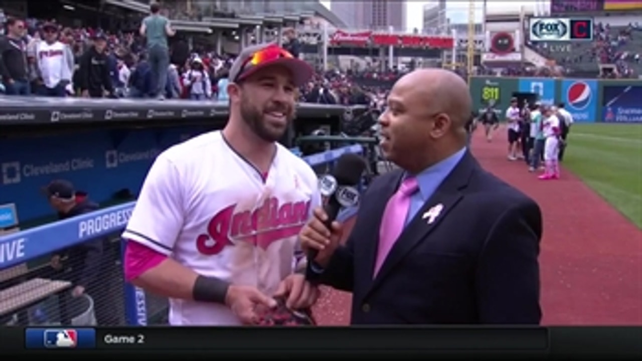 Jason Kipnis hits two home run in front of mom on Mother's Day
