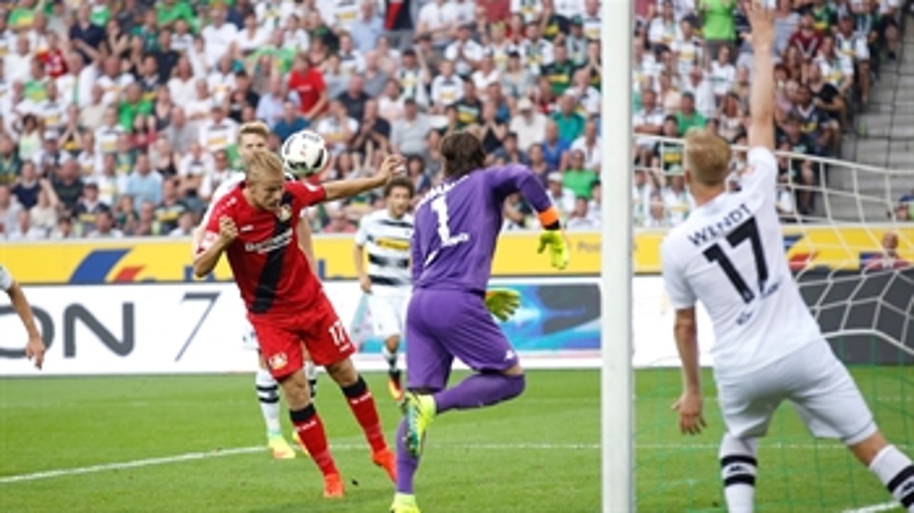 Joel Pohjanpalo equalizes for Bayer Leverkusen ' 2016-17 Bundesliga Highlights