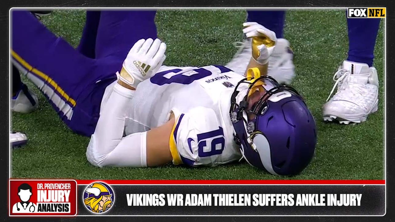 'Expect Adam Thielen to be back in 3-6 weeks, if not sooner' — Dr. Matt Provencher on Thielen's ankle injury