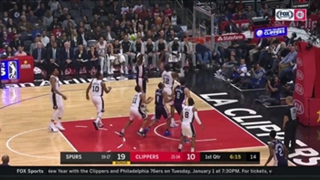 HIGHLIGHTS: Montrezl Harrell scores 21 points in Clippers loss to Spurs