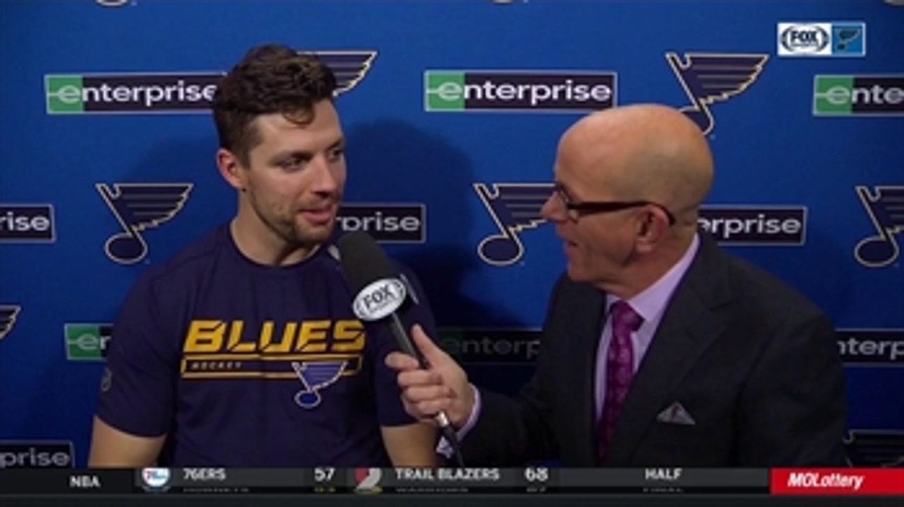 Perron on overtime chemistry with O'Reilly and Pietrangelo: 'It's nice that it's clicking'