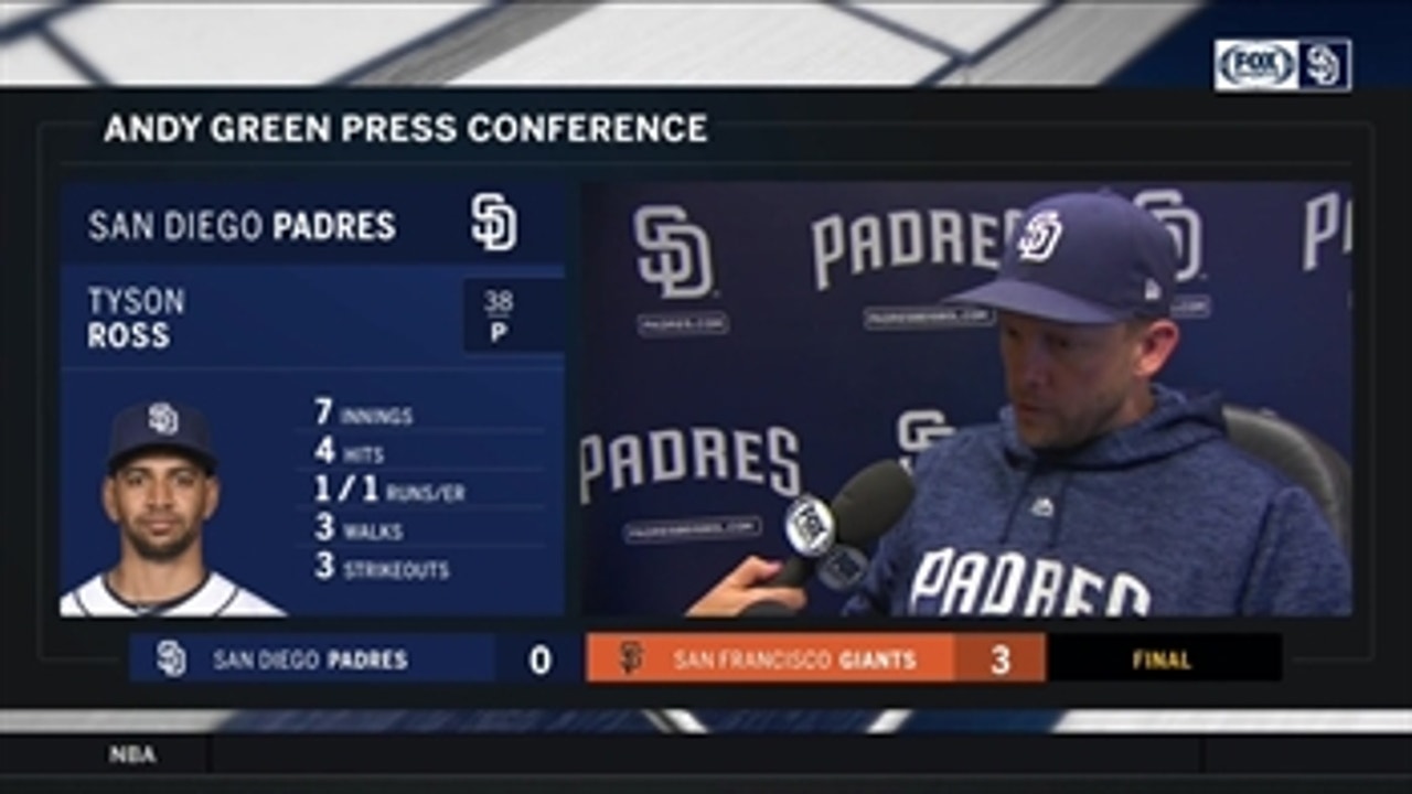 Andy Green talks about Ross, recent offensive struggles after loss