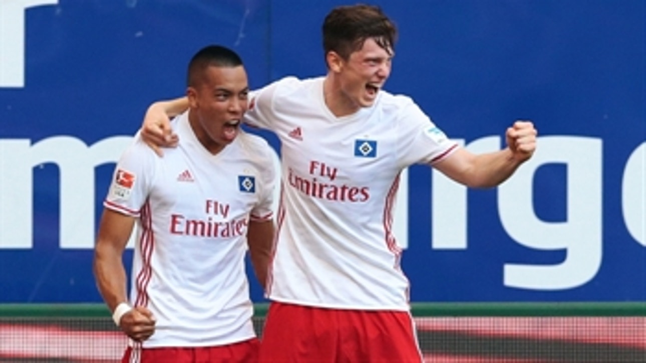 Bobby Wood gives Hamburg 1-0 lead against Ingolstadt ' 2016-17 Bundesliga Highlights