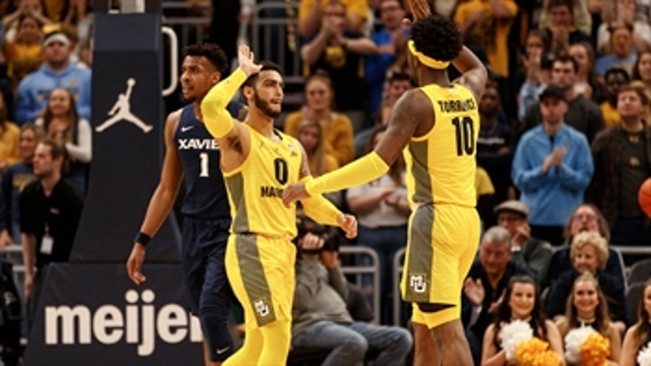 Markus Howard hits five 3-pointers on his way to 35 points for Marquette
