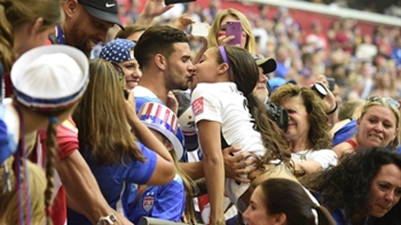 USWNT celebrate World Cup title with family, friends and loved ones