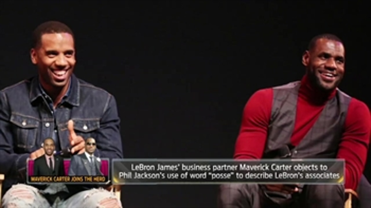 Maverick Carter doesn't like Phil Jackson using 'posse' to describe him ' THE HERD (FULL INTERVIEW)