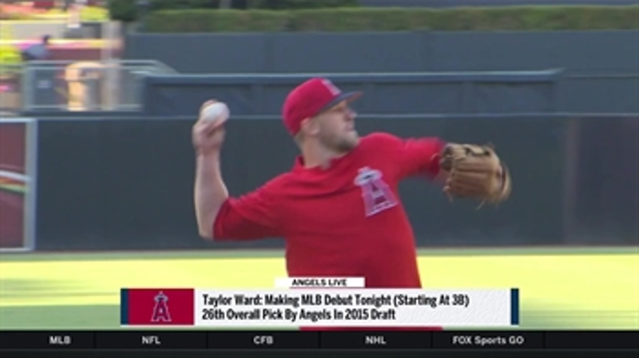 Angels top-10 prospect Taylor Ward earns spot in the majors