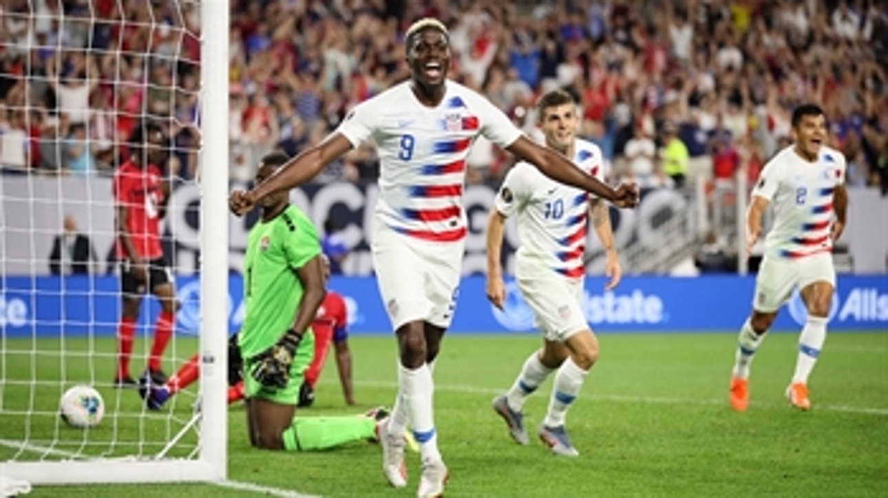 Gyasi Zardes nets 2 goals against Trinidad and Tobago ' 2019 CONCACAF Gold Cup