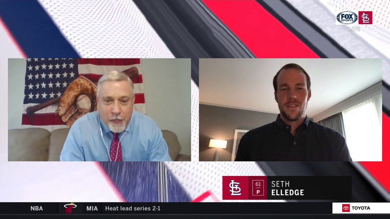 Seth Elledge: 'I'm having a blast' in first big-league season