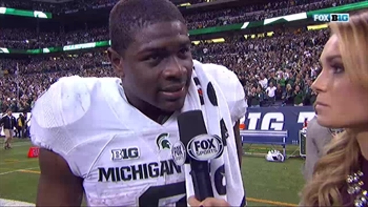 L.J. Scott recaps his performance in the Big Ten Championship game