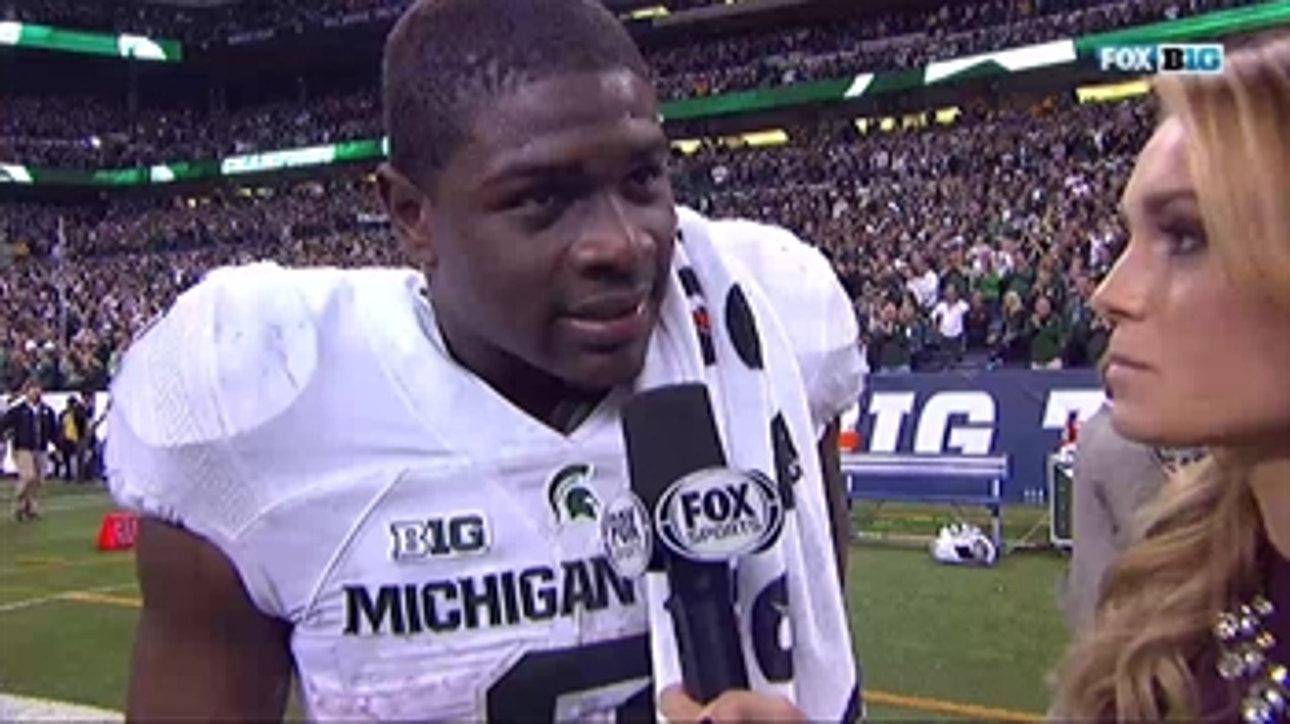 L.J. Scott recaps his performance in the Big Ten Championship game