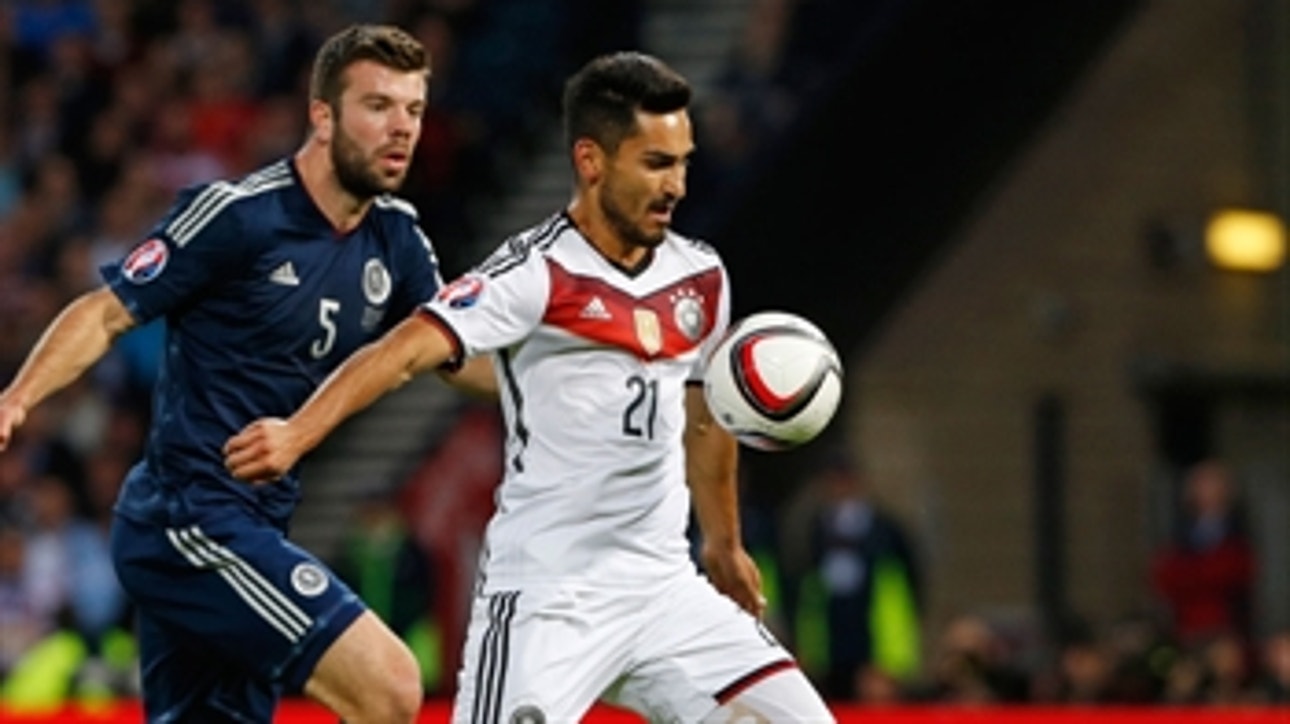 Gundogan gives Germany 3-2 advantage over Scotland - Euro 2016 Qualifiers Highlights