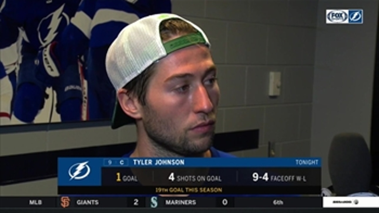 Tyler Johnson: 'Our lines produced a lot of opportunities to score'