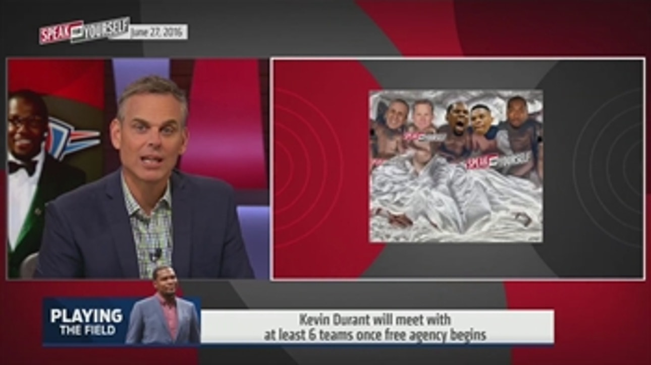 Kevin Durant is flirting with other NBA teams -  'Speak for Yourself'