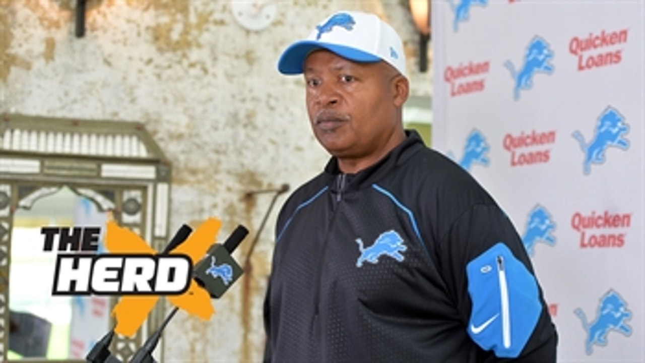 Jim Caldwell thinks Detroit is the most negative place he's ever coached - 'The Herd'