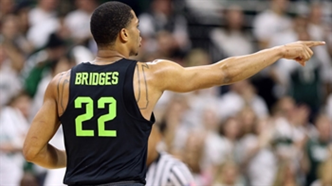 Miles Bridges puts on a clinic in No. 9 Michigan State's blowout of Indiana