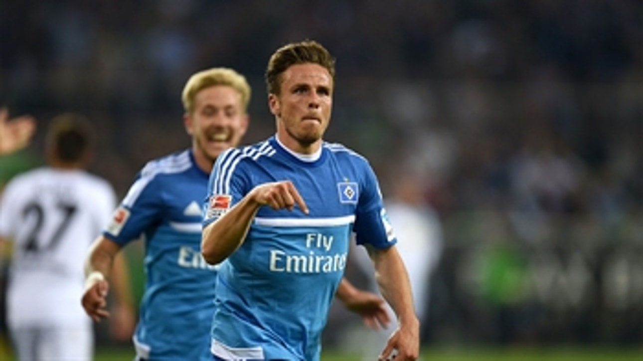 Nicolai Muller goal extends Hamburg's lead over Monchen - 2015-16 Bundesliga Highlights