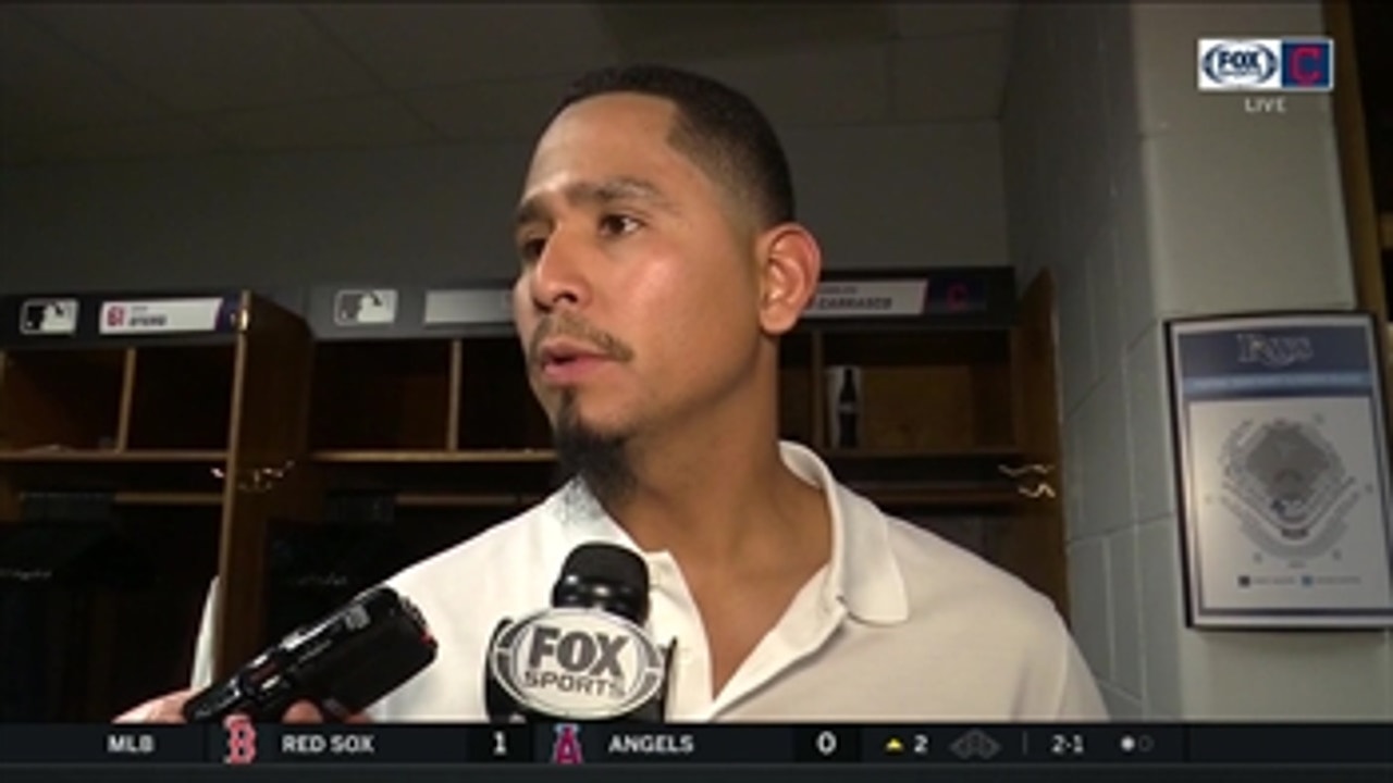 Carlos Carrasco on his first game back since leukemia diagnosis