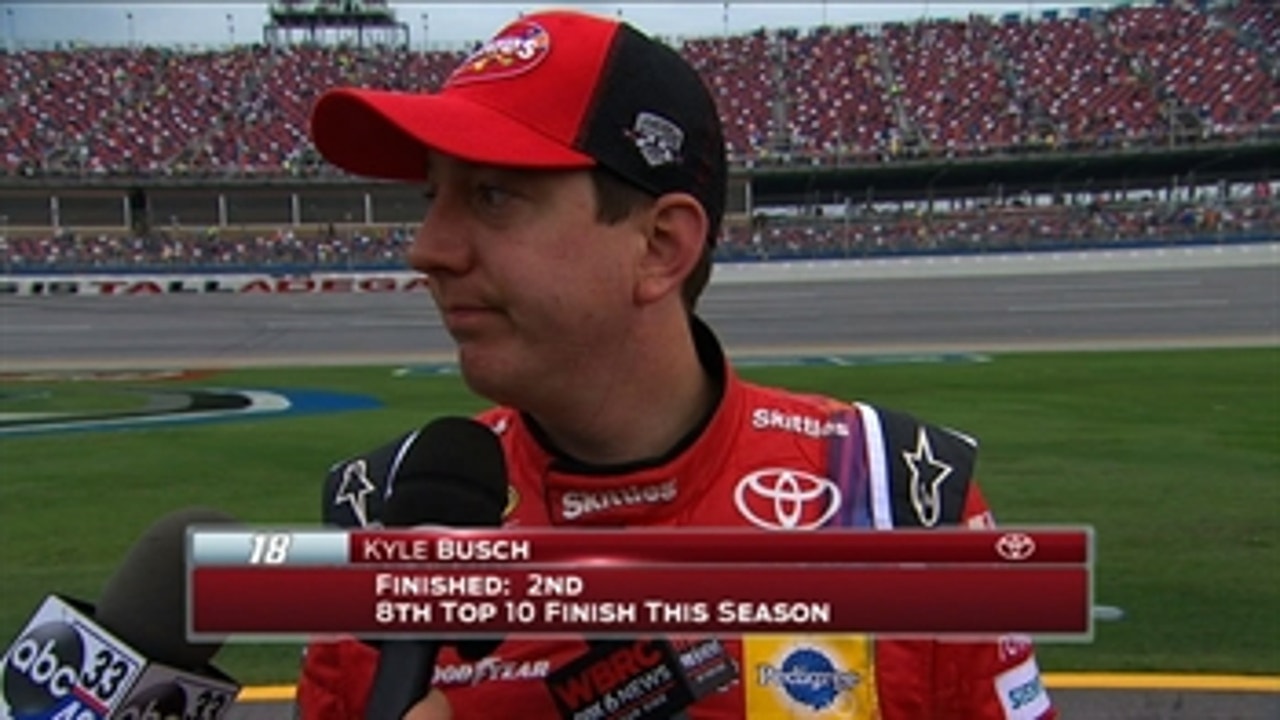 Kyle Busch Finishes Runner-Up at Talladega