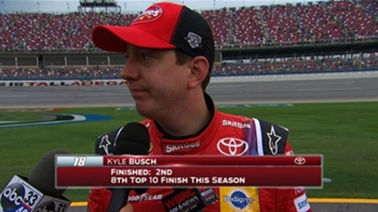 Kyle Busch Finishes Runner-Up at Talladega