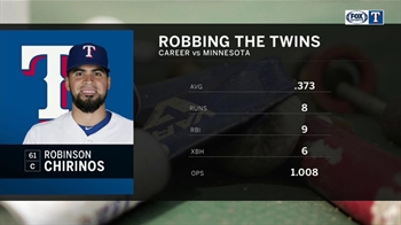Robinson Chirinos Staying hot at the plate ' Rangers Live