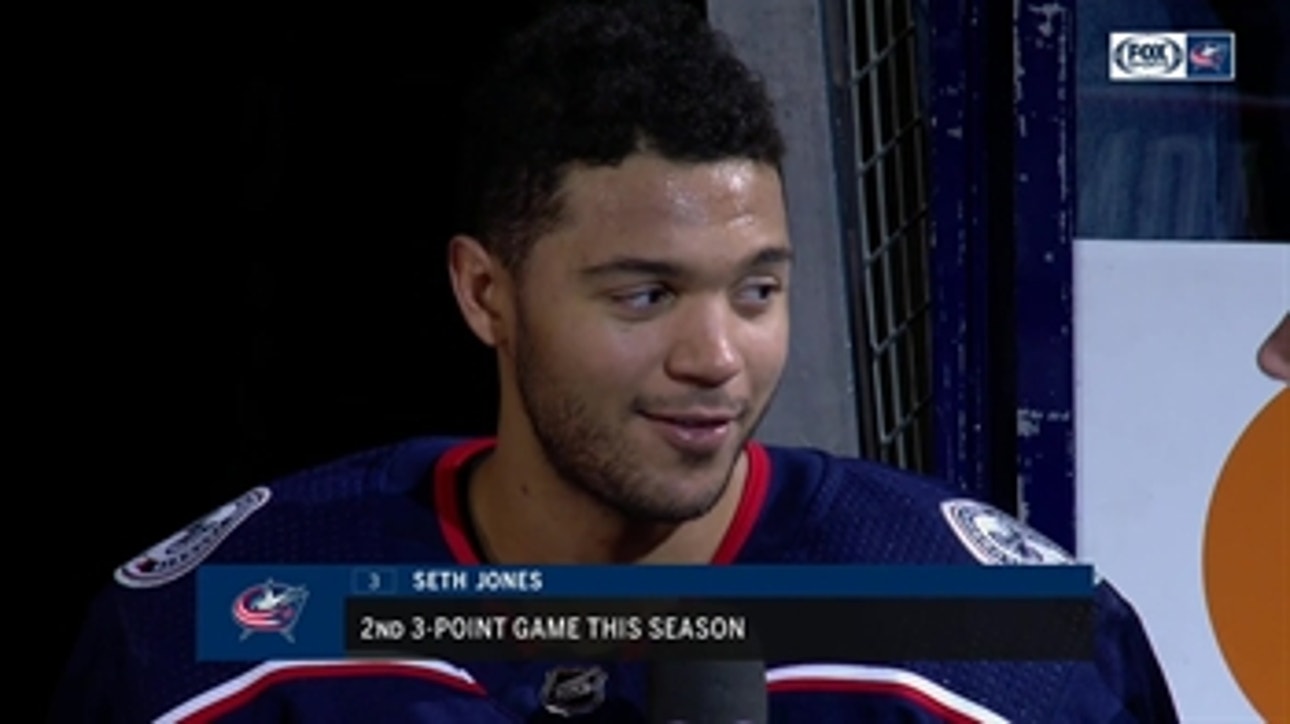 Overtime hero Seth Jones credits Joonas Korpisalo for picking up team