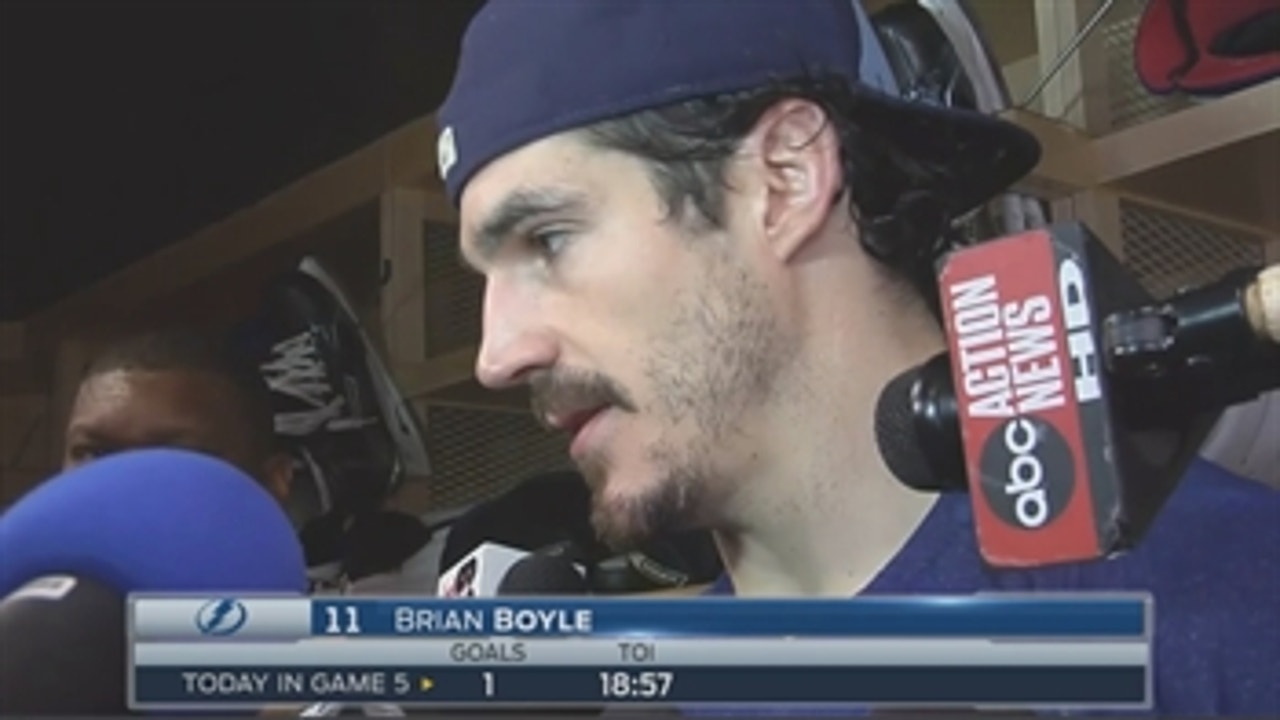 Brian Boyle on Islanders: They gave us all we could handle