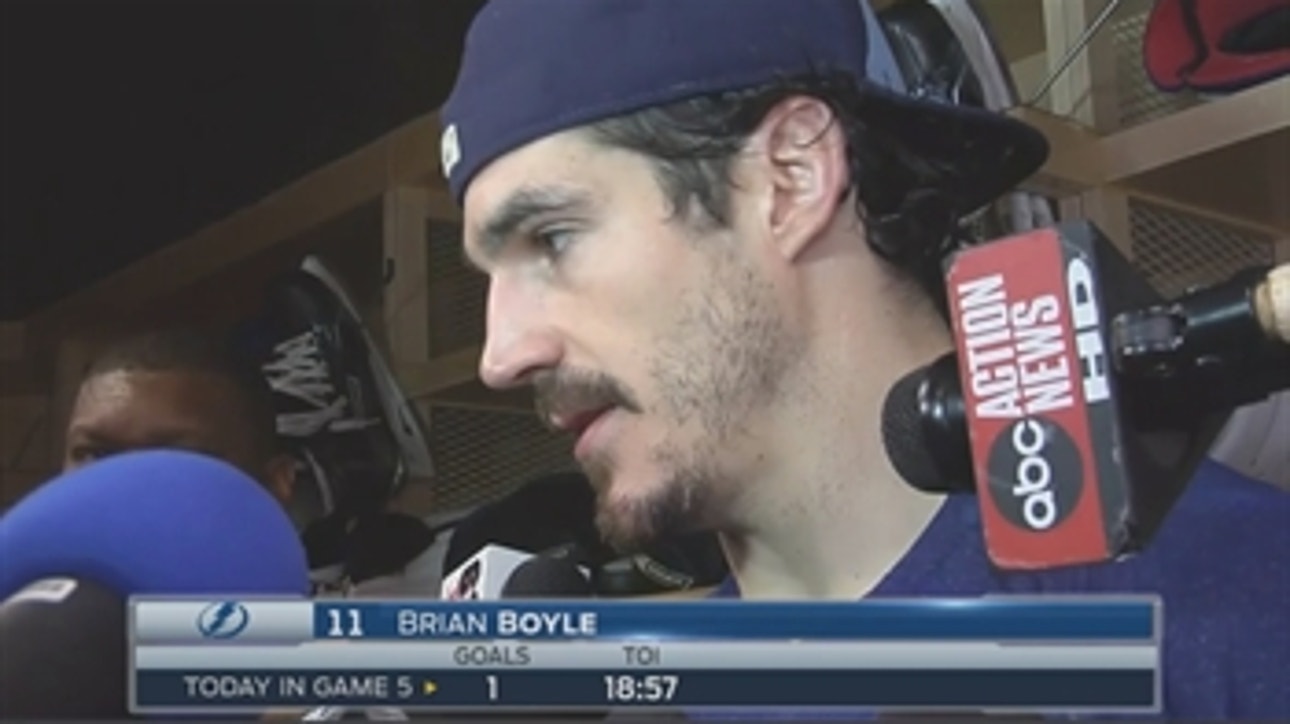 Brian Boyle on Islanders: They gave us all we could handle