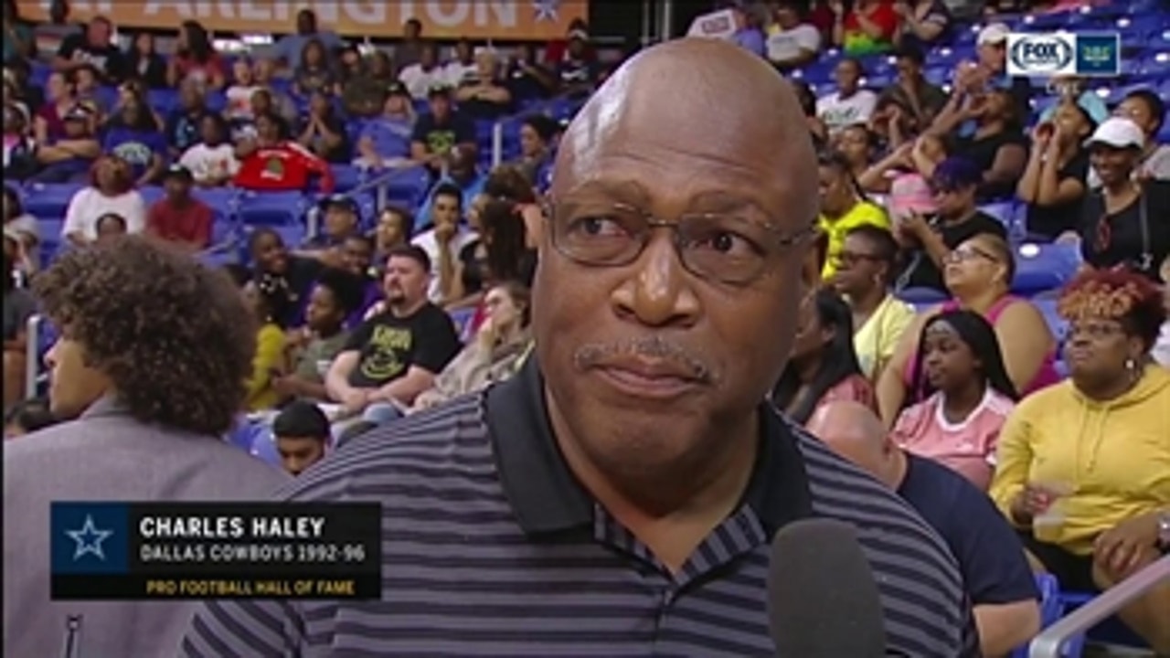 Charles Haley on experience his first WNBA and Dallas Wings game