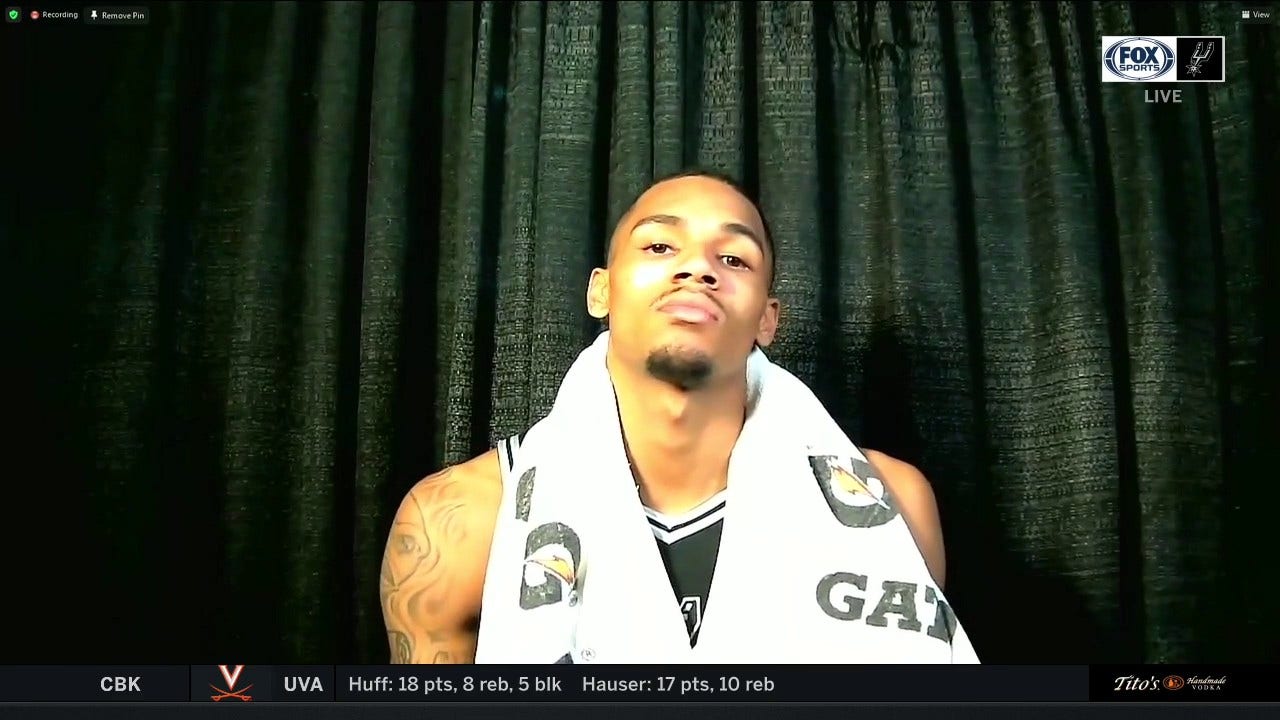 Dejounte Murray on the 125-122 OT Win against Minnesota