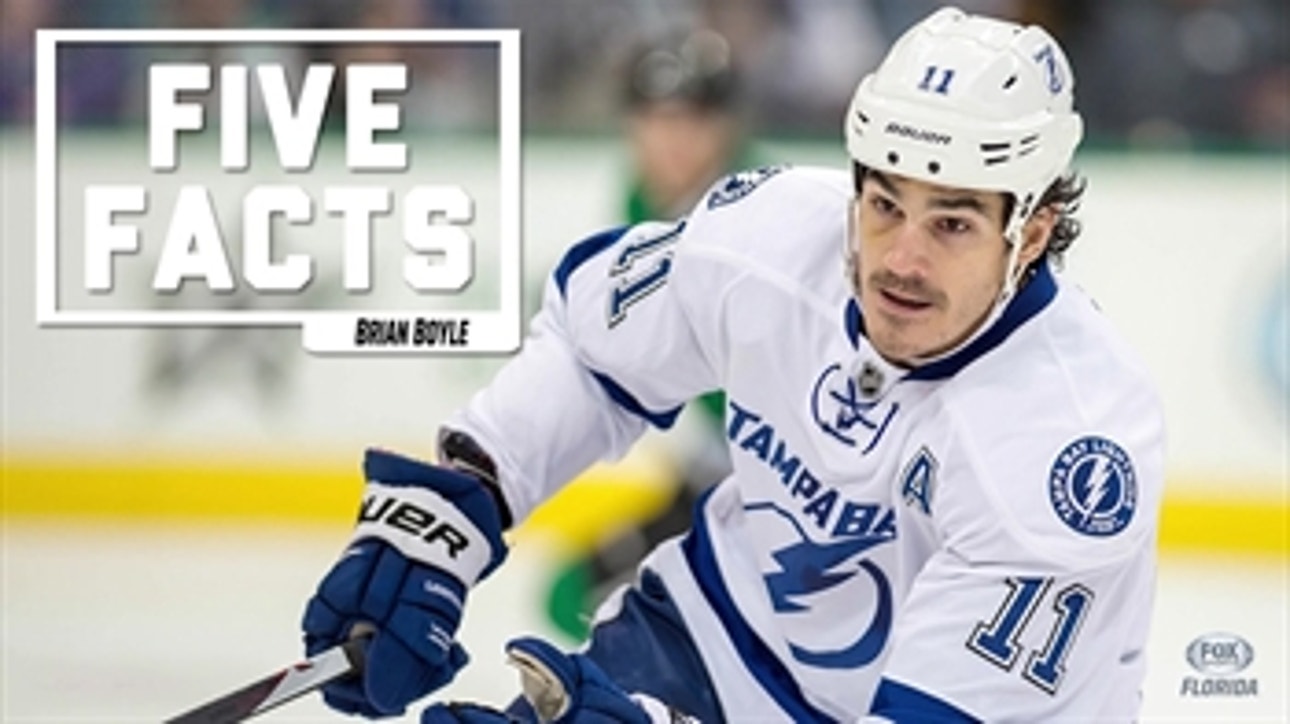 Five Facts: Tampa Bay Lightning's Brian Boyle