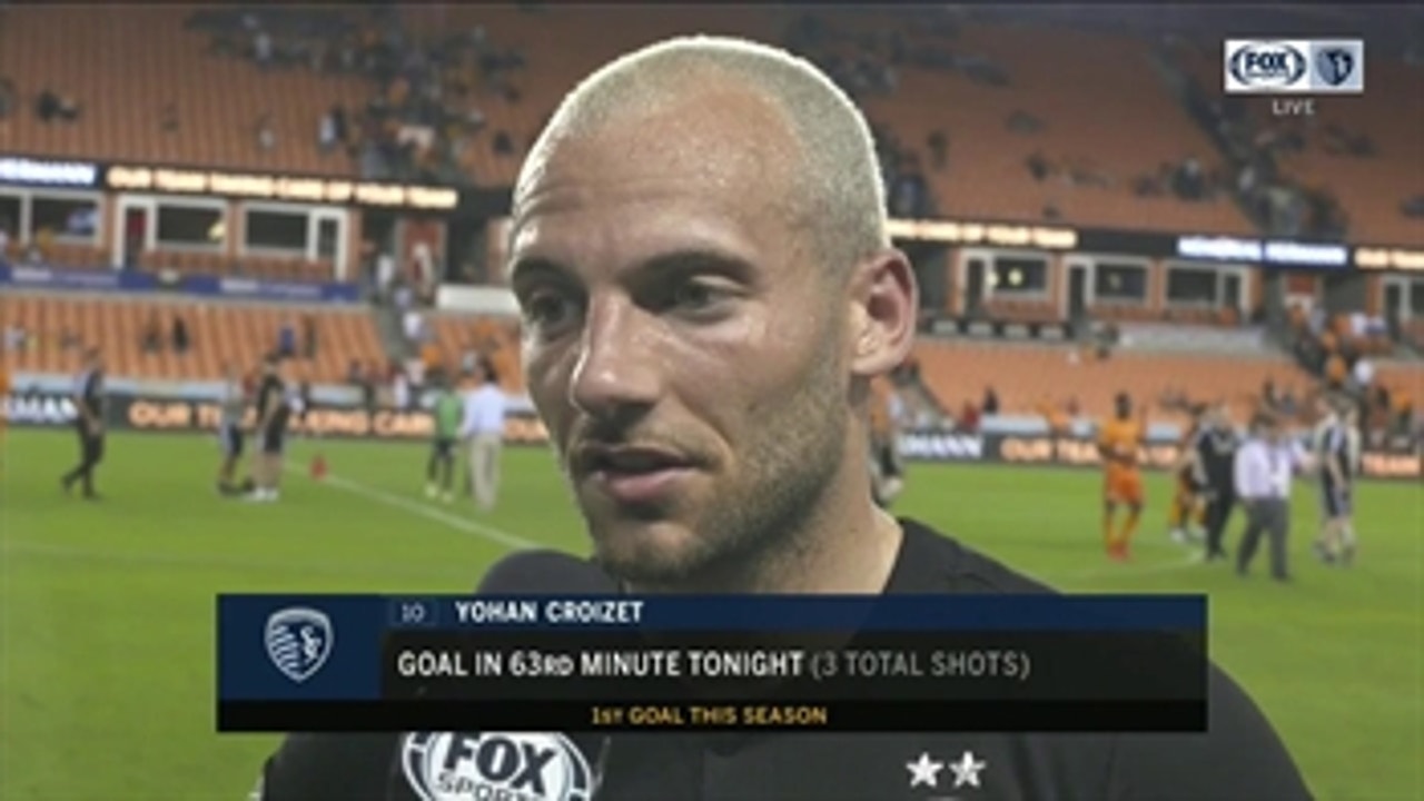 Croizet: 'It's a good point' after draw in Houston