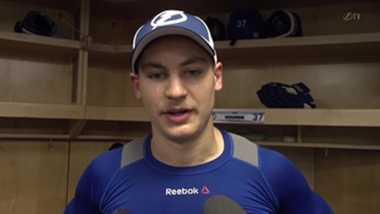 Yanni Gourde likes Lightning's fast starts of late