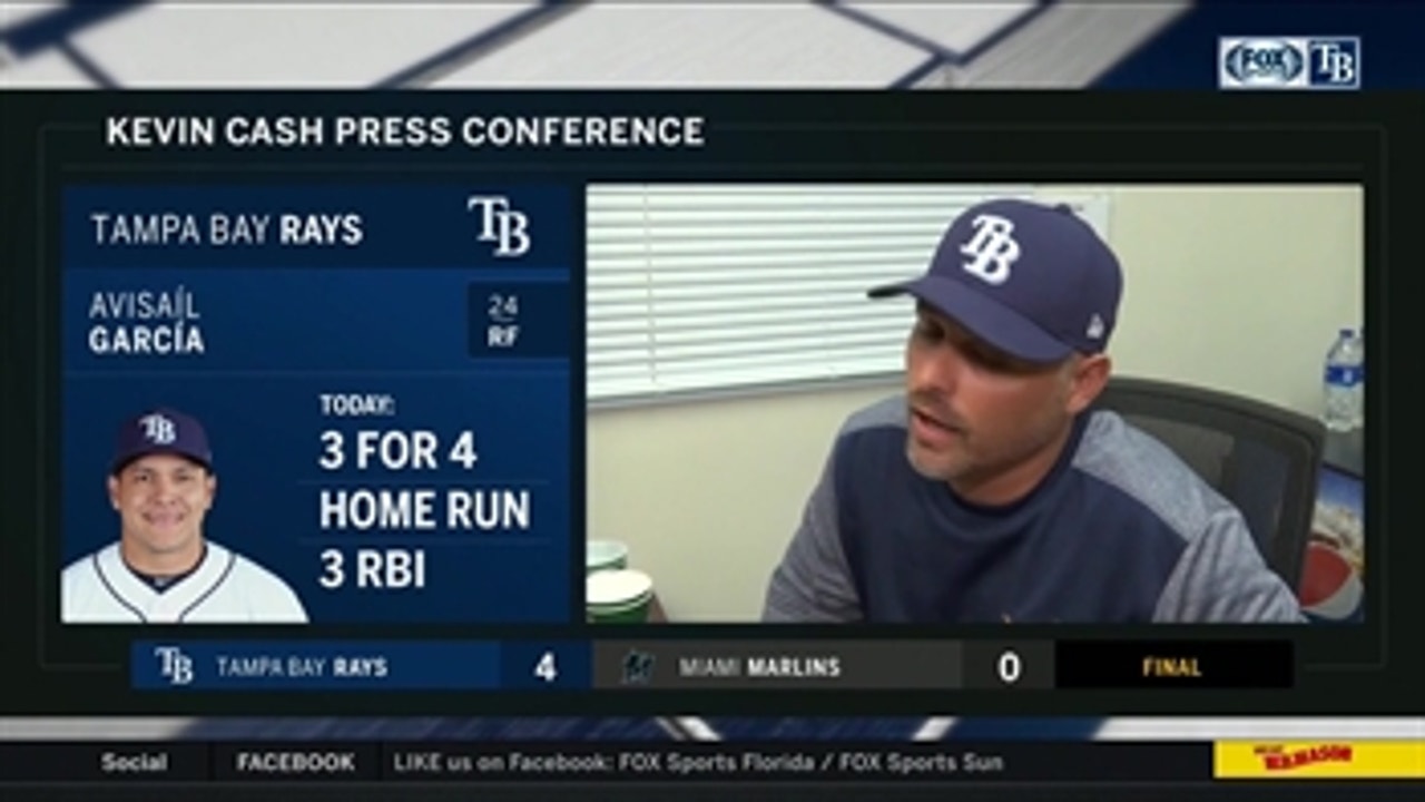 Kevin Cash discusses Charlie Morton's dominant start, Avisaíl García's record-setting 471 ft. homer