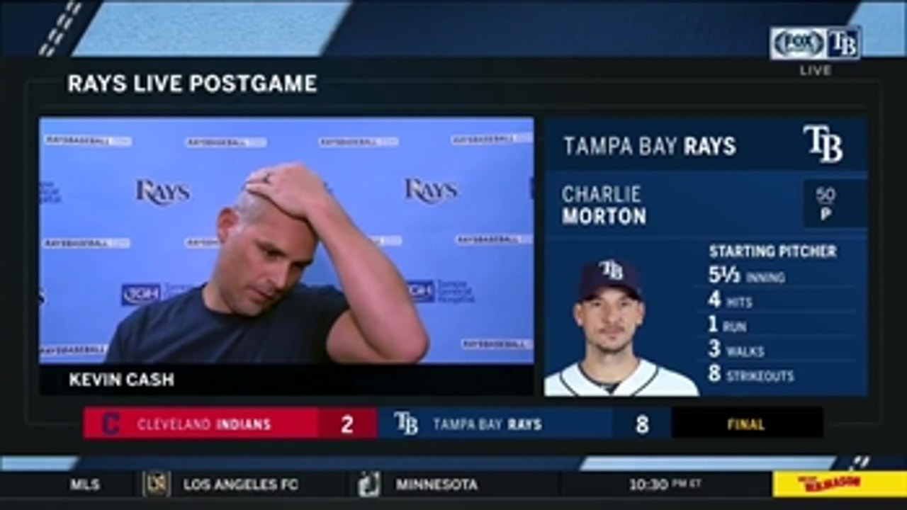 Kevin Cash recaps Rays' 8-2 win over Indians