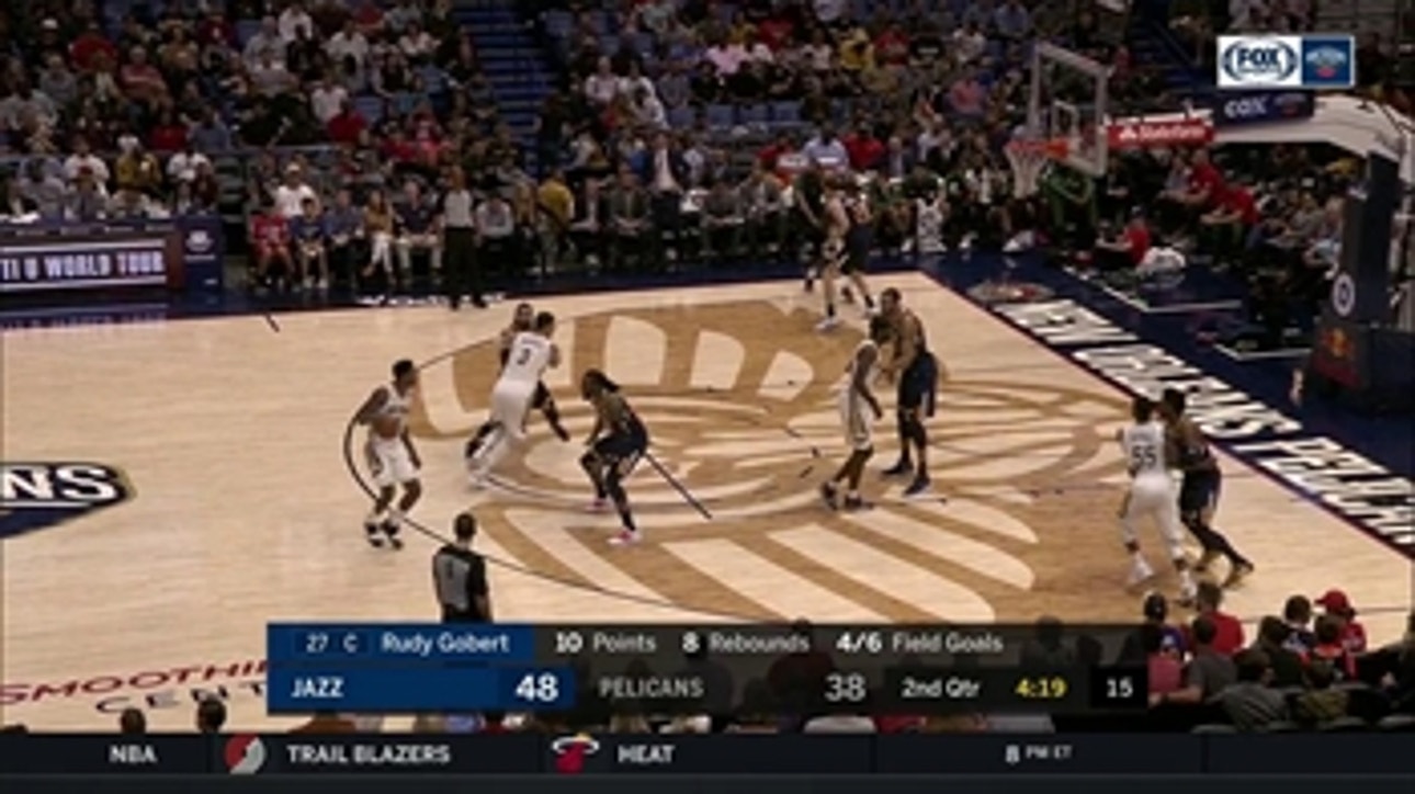 HIGHLIGHTS: Nikola Mirotic in Double-Coverage ' Utah Jazz at New Orleans Pelicans