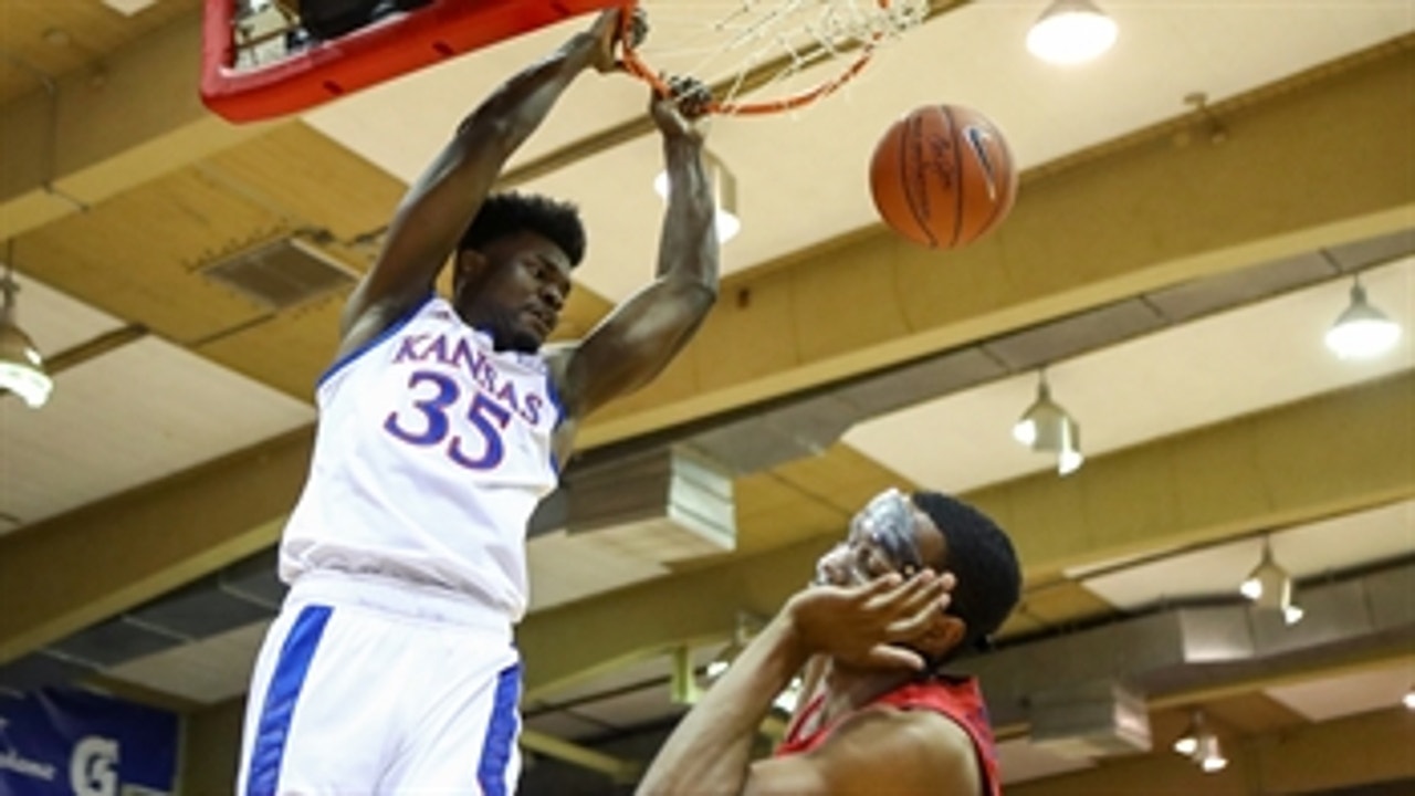 No. 4 Kansas holds off Dayton in overtime to win Maui Invitational