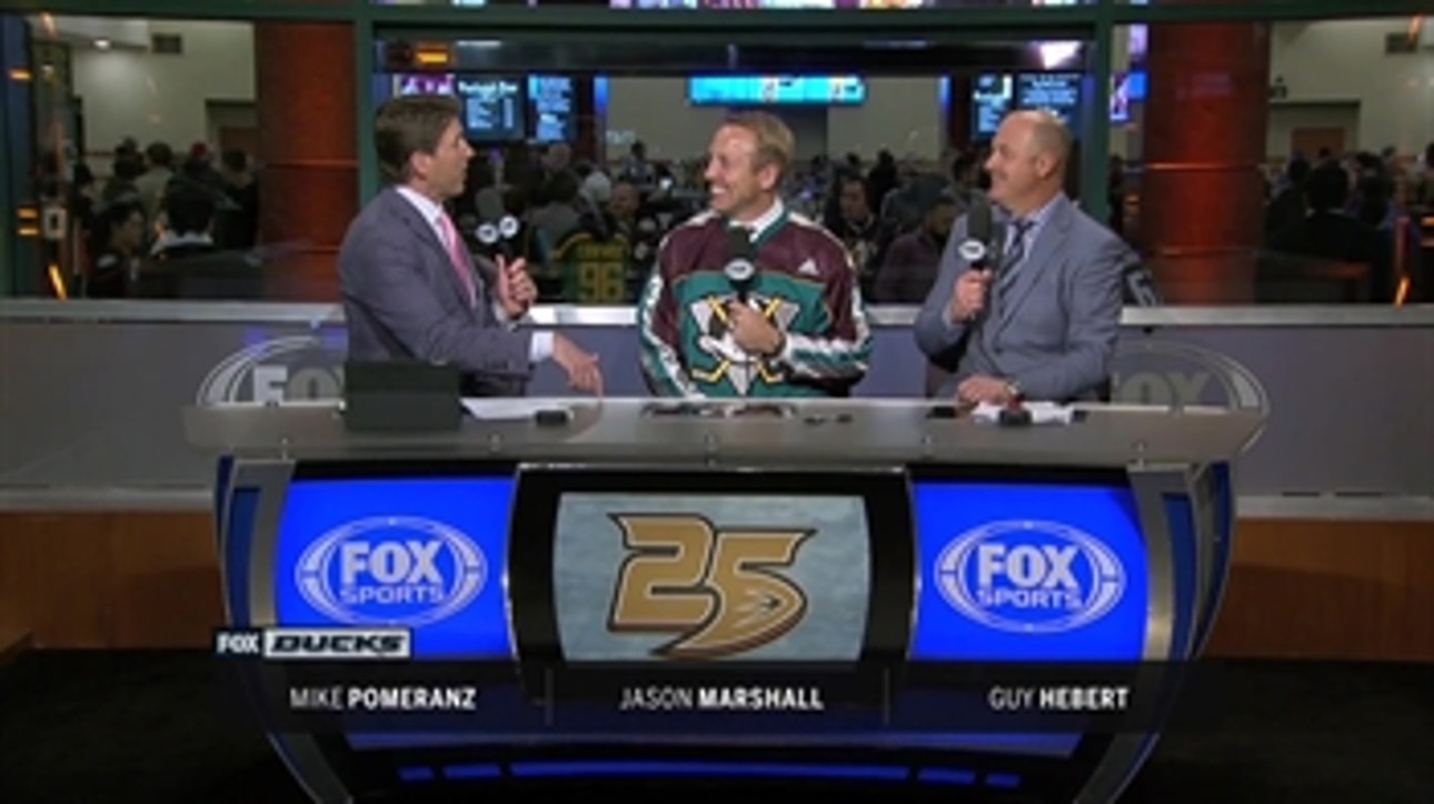 Jason Marshall joins the set to talk about his early playing days with the Ducks ' Ducks Live