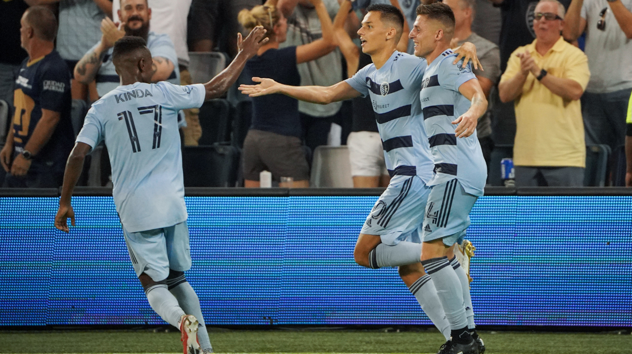 Daniel Salloi's cluth goal helps Sporting Kansas City grab a 1-1 draw vs. Portland Timbers