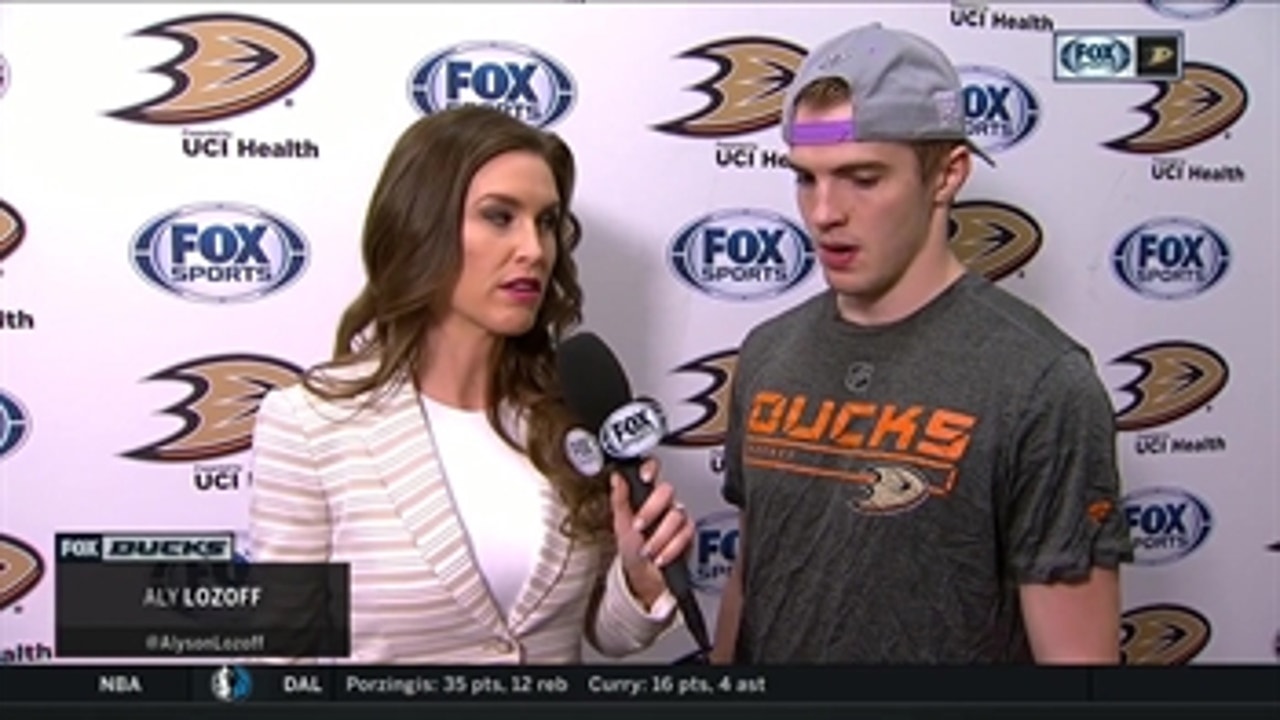 Troy Terry shares thoughts on Ducks' loss to Lightning